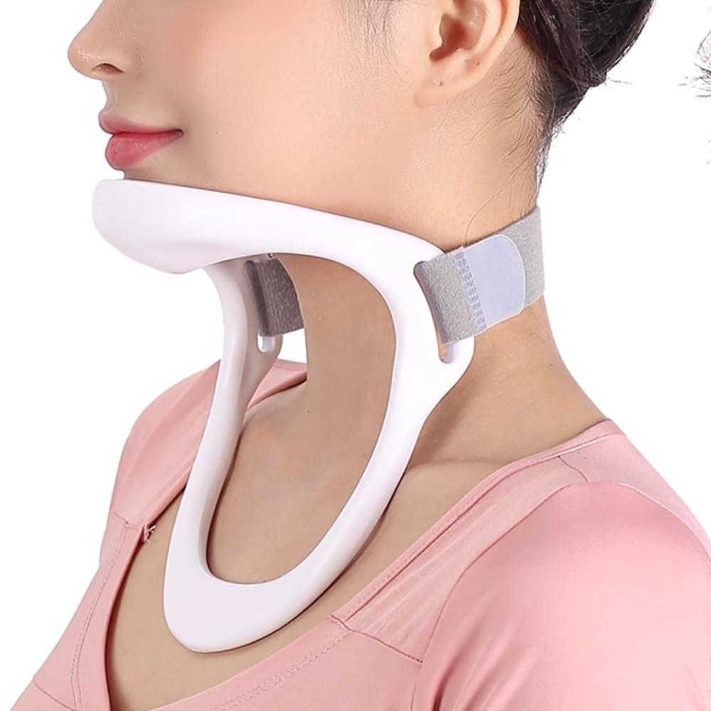 DIALDRCARE DIALDRCARE Cervical Plastic Collar For Neck Pain Relief Neck Support Brace For Spinal Pain And Pressure Relief Yoga Home Office, One Size