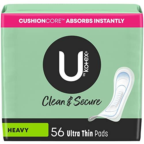 U by Kotex U by Kotex Security Ultra Thin Pads Long Unscented 56 Count