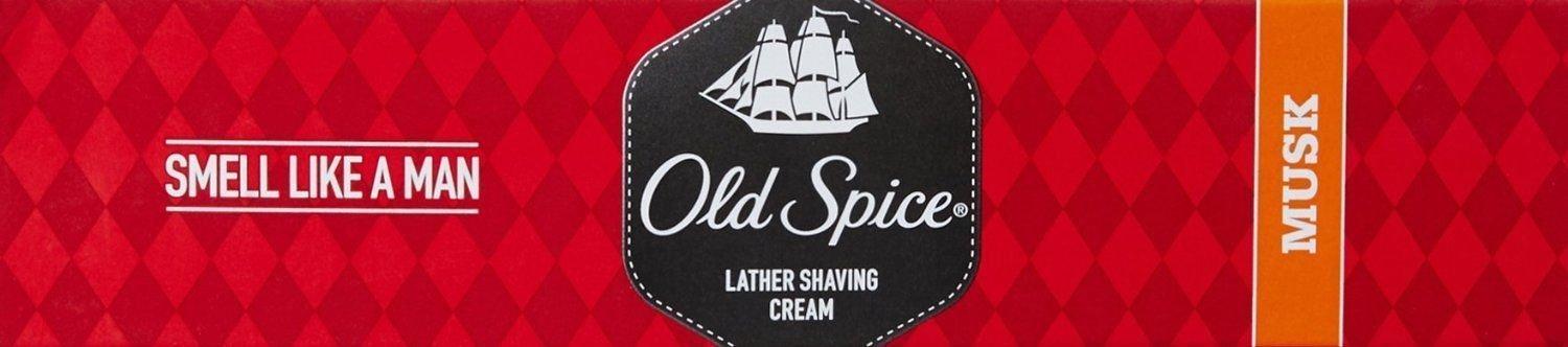 Old Spice Old Spice Lather Shaving Cream - Musk (Pack of 4) 70 g