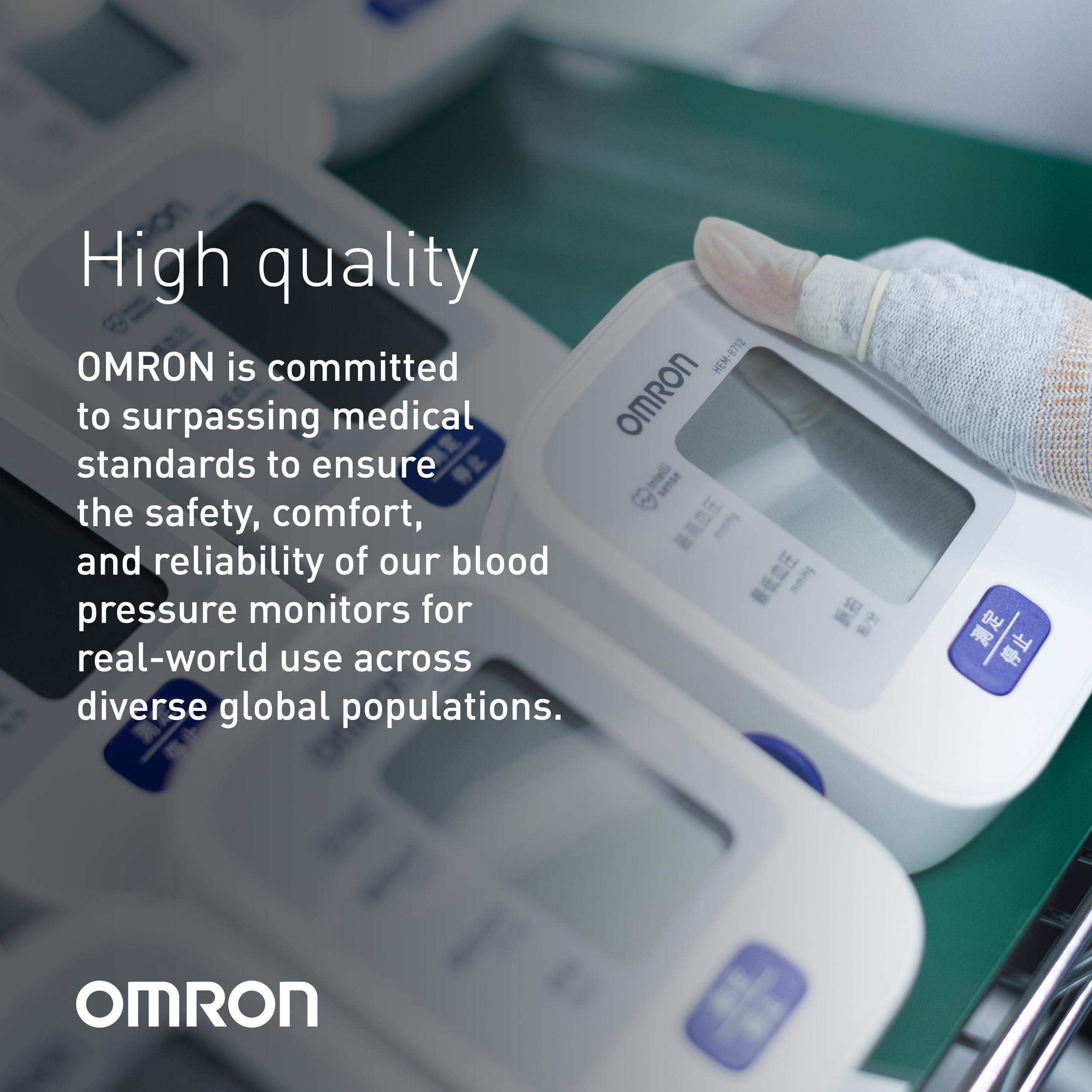Omron Omron HEM 7156 T Digital Blood Pressure Monitor with 360 Accuracy Intelli Wrap Cuff for All Arm Sizes Accurate Measurements and Bluetooth Connectivity