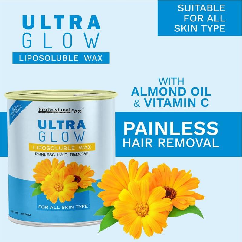 PROFESSIONAL FEEL Professional Feel ultra glow lipo wax Cream Wax for woman Painless hair removal beans rica brazilian wax |