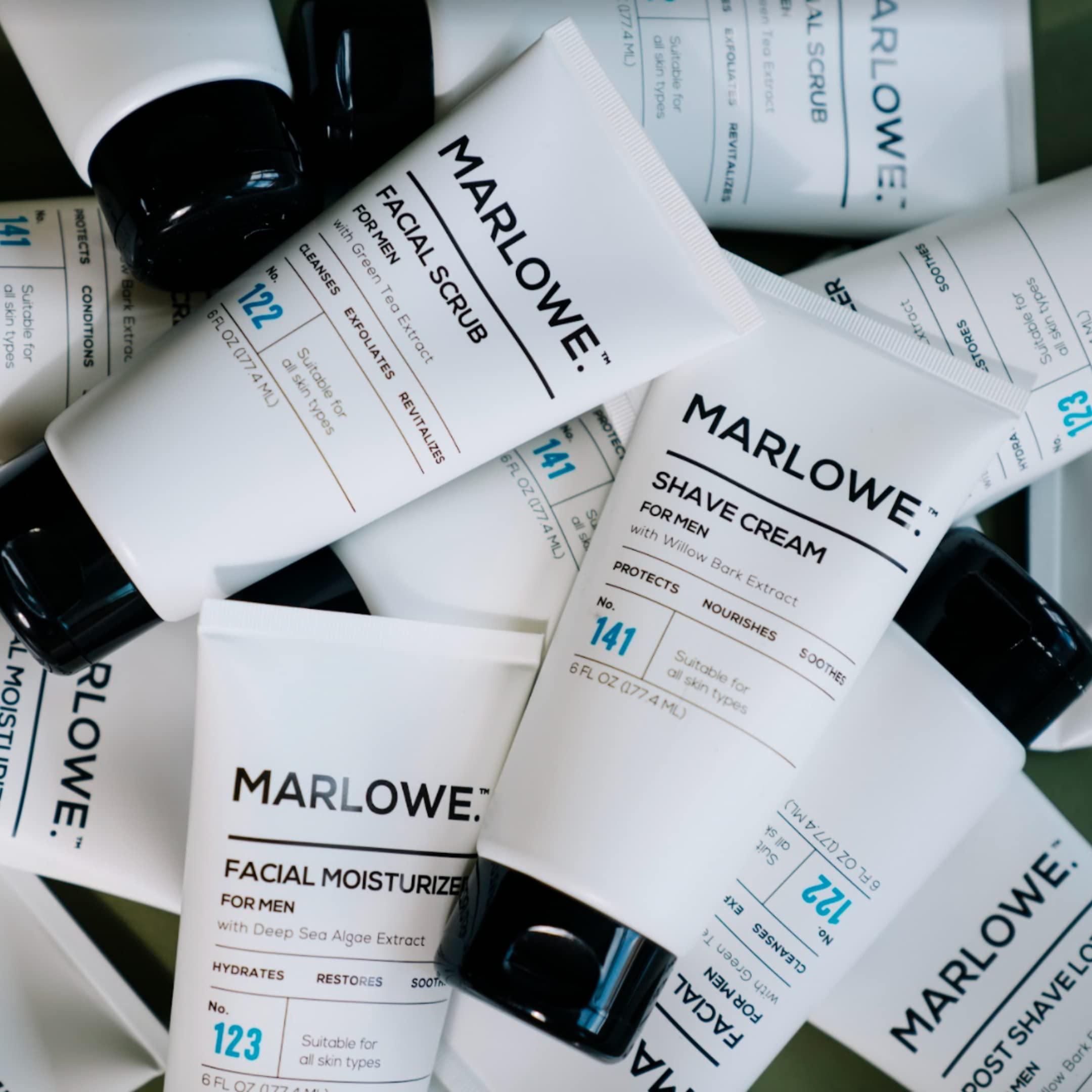 MARLOWE. MARLOWE. Shave Cream with Shea Butter & Coconut Oil No. 141 6 oz | Natural Shaving Better than Gel.