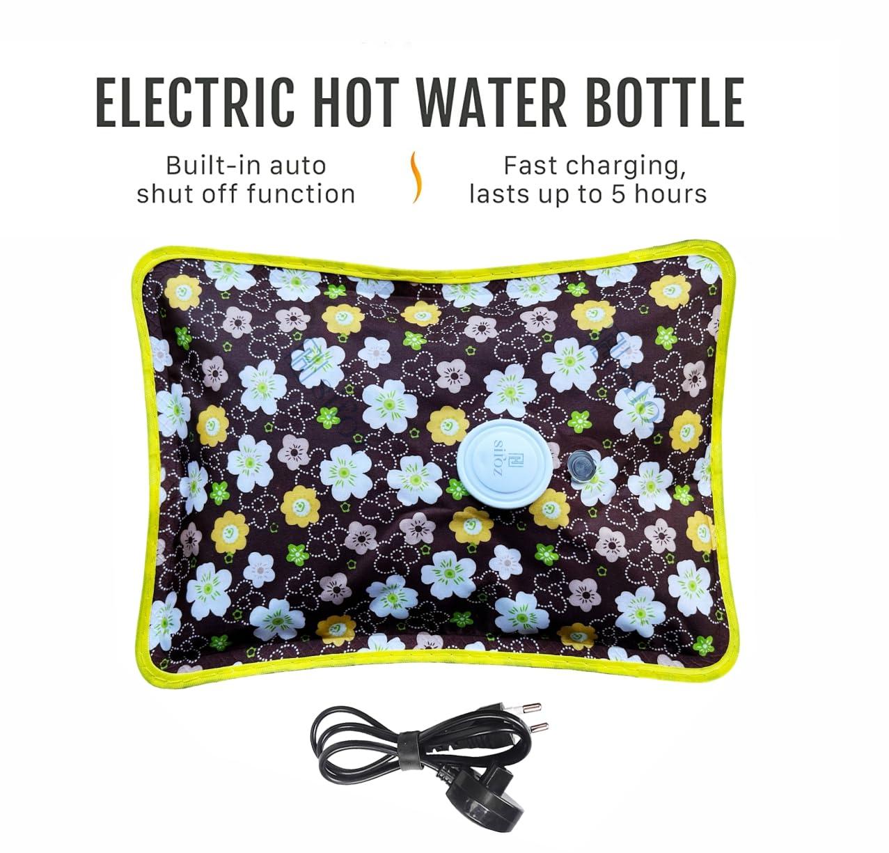 Sifoz Sifoz Hot Water Bag For Pain Relief Electric Heating Pad for Back Pain Hot Bags Heat Pouch Hot Pack for Period Cramps (Hot water bag)