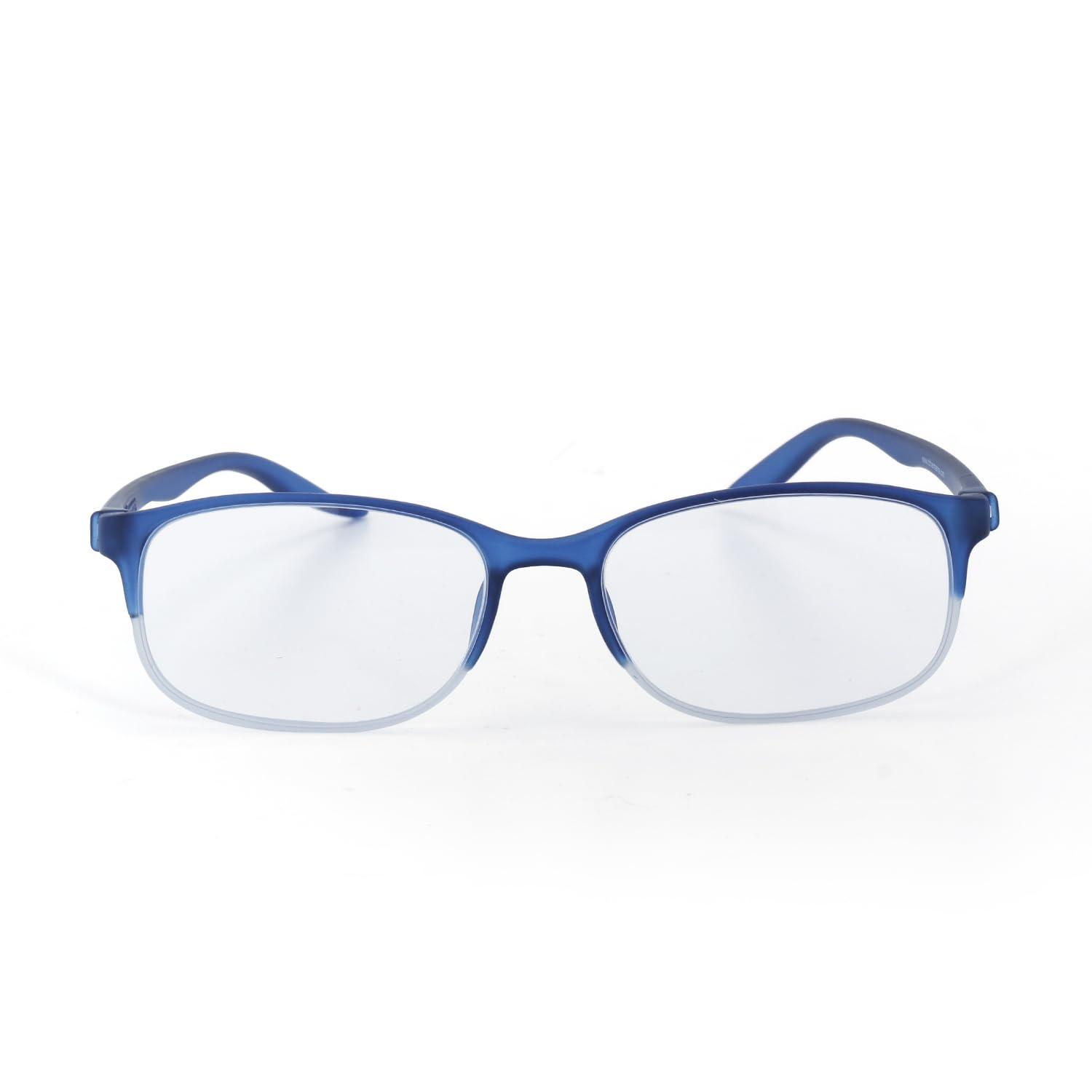 DR. HARMANN\'S READING GLASSES Dr.Harmann\'s Rectangular Reading Glasses (Model: Library 8 Matt Blue +1.50)