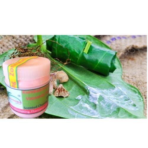 Zone Marketing Zone Marketing Kumbakonam Vaasanai Sunnambu Paste/Scented Colour Chunnam/Pan Chuna/Calcium Carbonate - Each 80g - (Pack of 10) Total Weight 800g