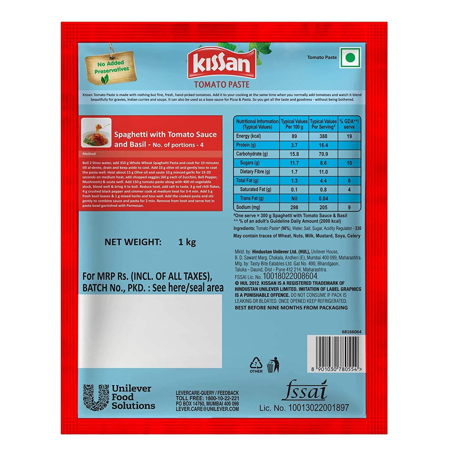 Kissan Kissan Tomato Paste 1 kg