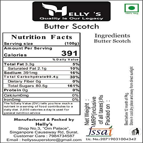 Helly's Helly's Butterscotch Balls for Chocolate Making, Cake Decoration | 750g - Zip Lock