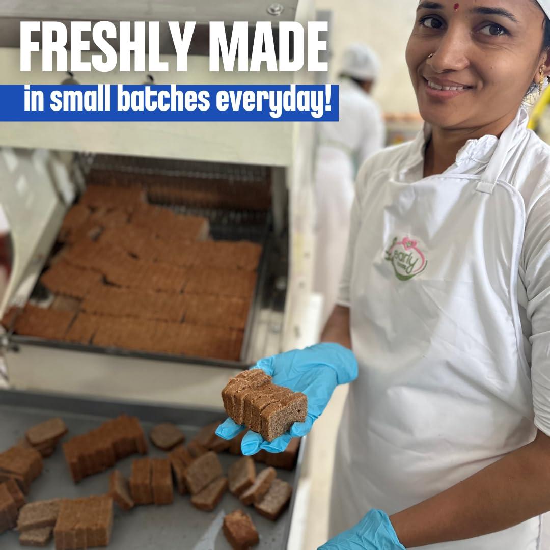 Early Foods Early Foods Assorted Pack of 2: ZERO Maida Ragi Rusk & Multigrain Rusk | Sugarfree Millet Rusk with Jaggery | Millet & Atta Rusk No Maida | Kids Snack | 230g x 2