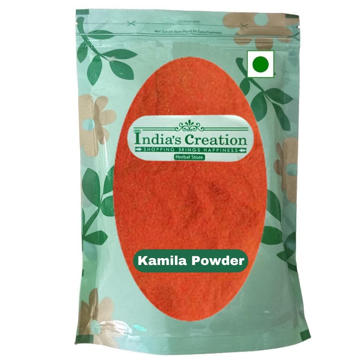India\'s Creation Jodhpur Rajasthan Kamila Powder-Mallotus Philippinensis-Raw Herbs-Kamela Powder-Camila Powder-Jadi Booti-Single Herbs (250 Gram)