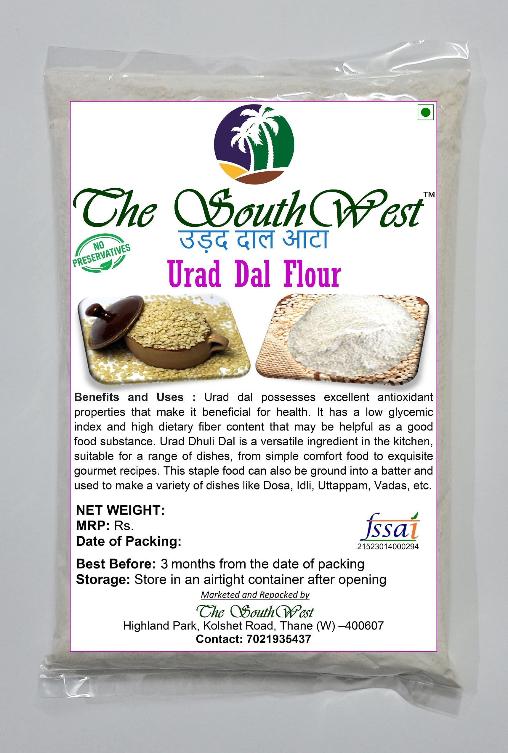 Generic The SouthWest | White Lentil Flour | Urad Dal Atta | Ulundhu Powder | Uzhunnu Podi | Uddina Bele Hittu | Udid Dal Peeth | Udad Dal Powder