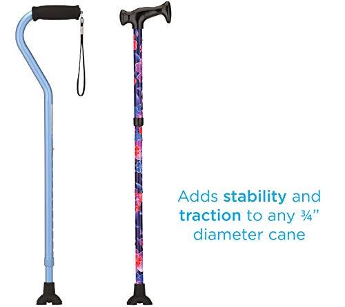 NOVA Medical Products NOVA Medical Products Mini Quad Cane Tip, Black, 1 Pound