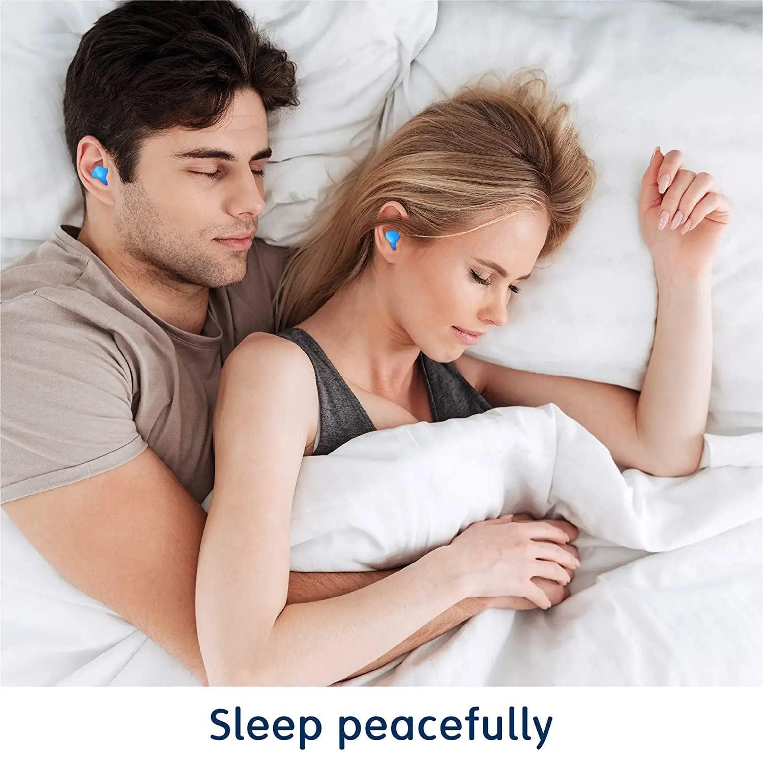 BioEars BioEars 3 Pair Soft Silicone EarPlugs, Bio Ears, 3 Pair (Pack of 3) Sound Reducing ear Plugs, for Sleep, Study, Meditation, Swim, Reusable, Carry Case, With Activ Aloe