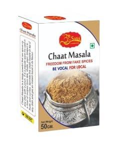 SARA OM SARA Combo Pack of 8 (400gm) |Black salt Powder (50gx2) +Rock salt Powder (50gx2) + Meetha soda Powder (50g) + Chaat Masala (50g) + Kitchen King Masala(50gx1) + Amchur (50gx1), Healthy Spices