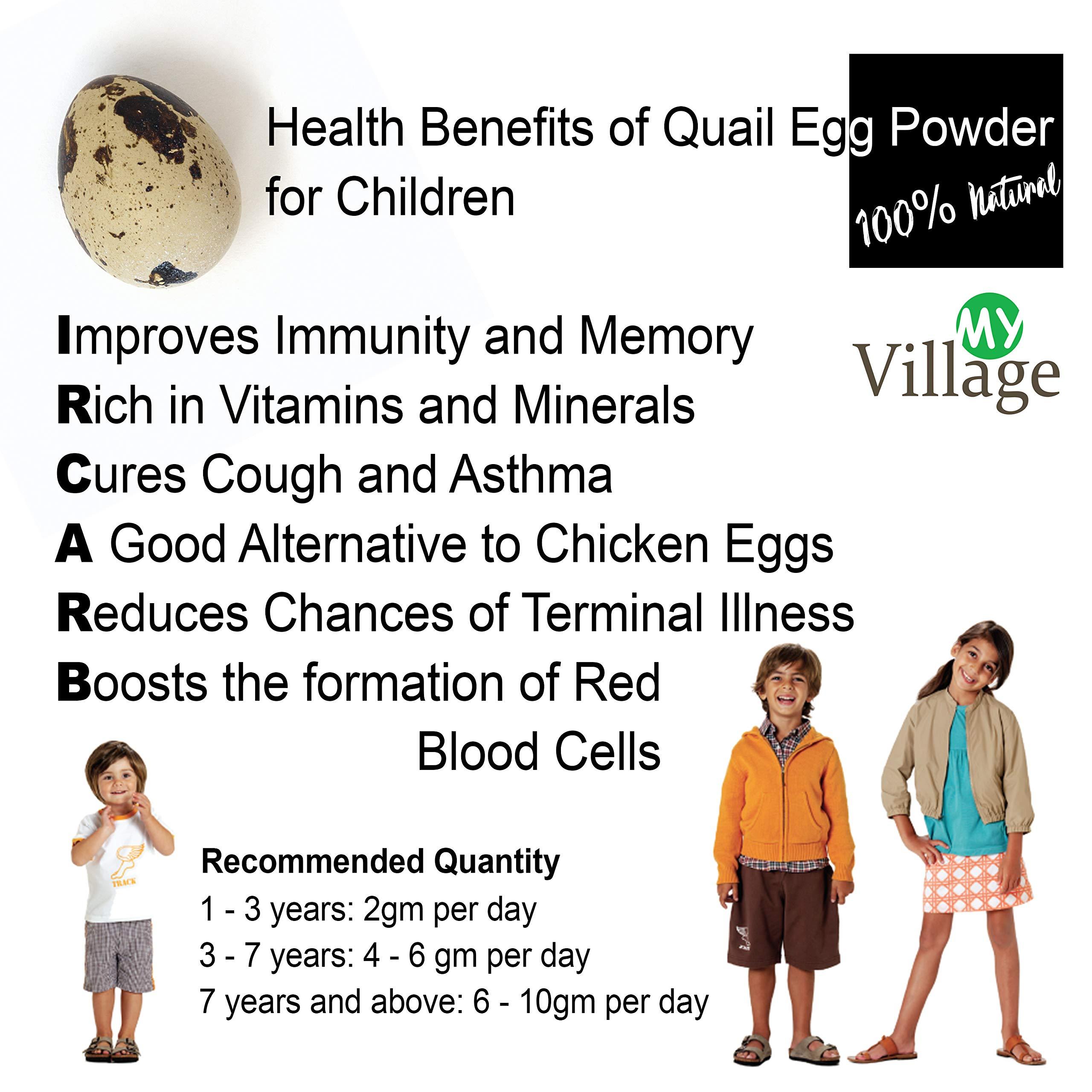 My Village My Village Quail Egg Powder, Whole Natural Egg Powder - 100g