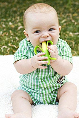 MAPPERZ MAPPERZ Baby Banana - Corn Cob Toothbrush, Training Teether Tooth Brush for Infant Baby and Toddler