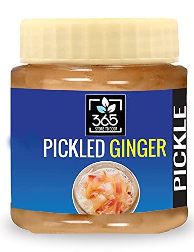 365 STORE TO DOOR 365 STORE TO DOOR Ginger Pickle, 500g | Adrak Ka Achaar | Without Oil | Homemade, No Preservatives, No Oil | 100% Pure & Hygiene | Ready to Eat