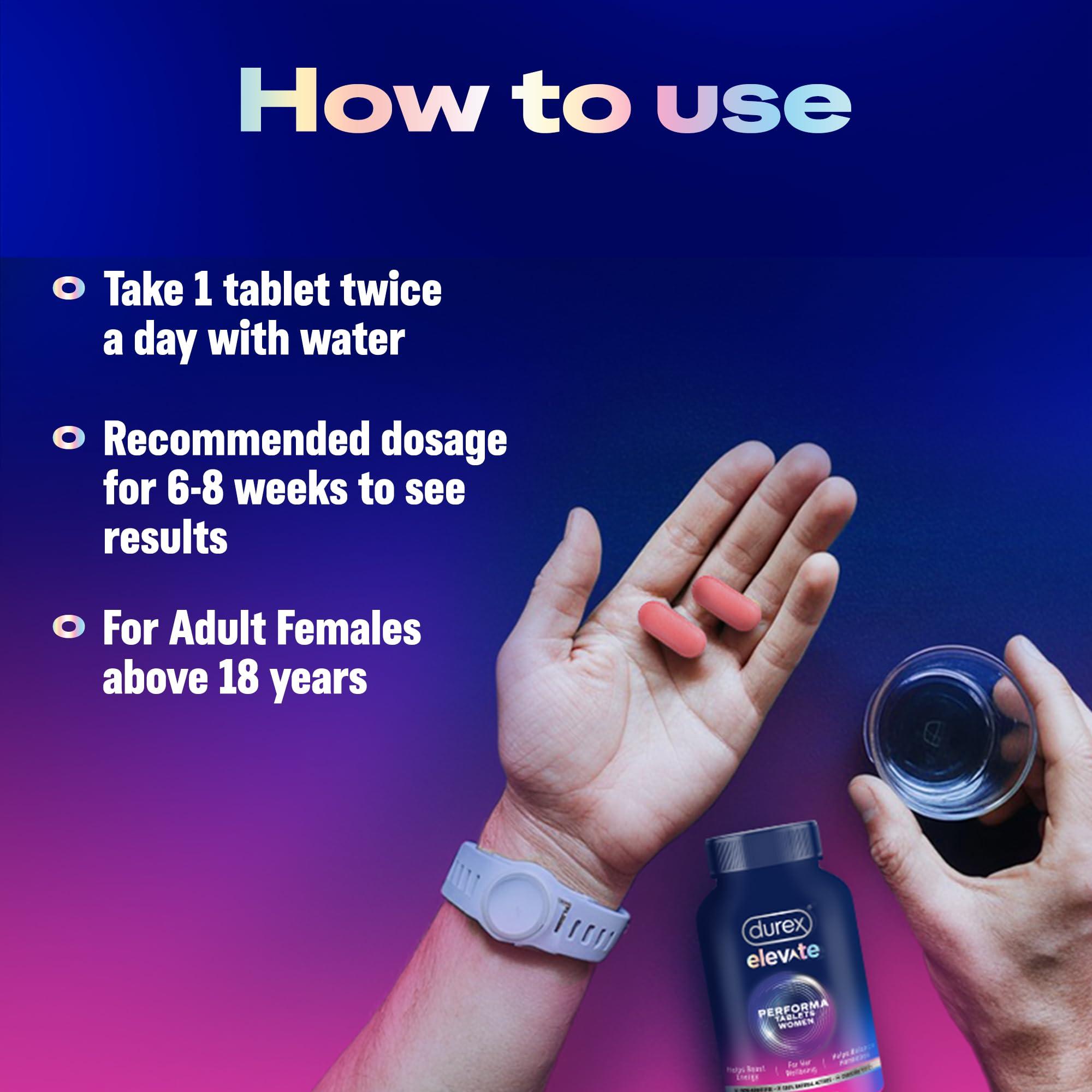 Durex Durex Elevate Performa Tablets For Women