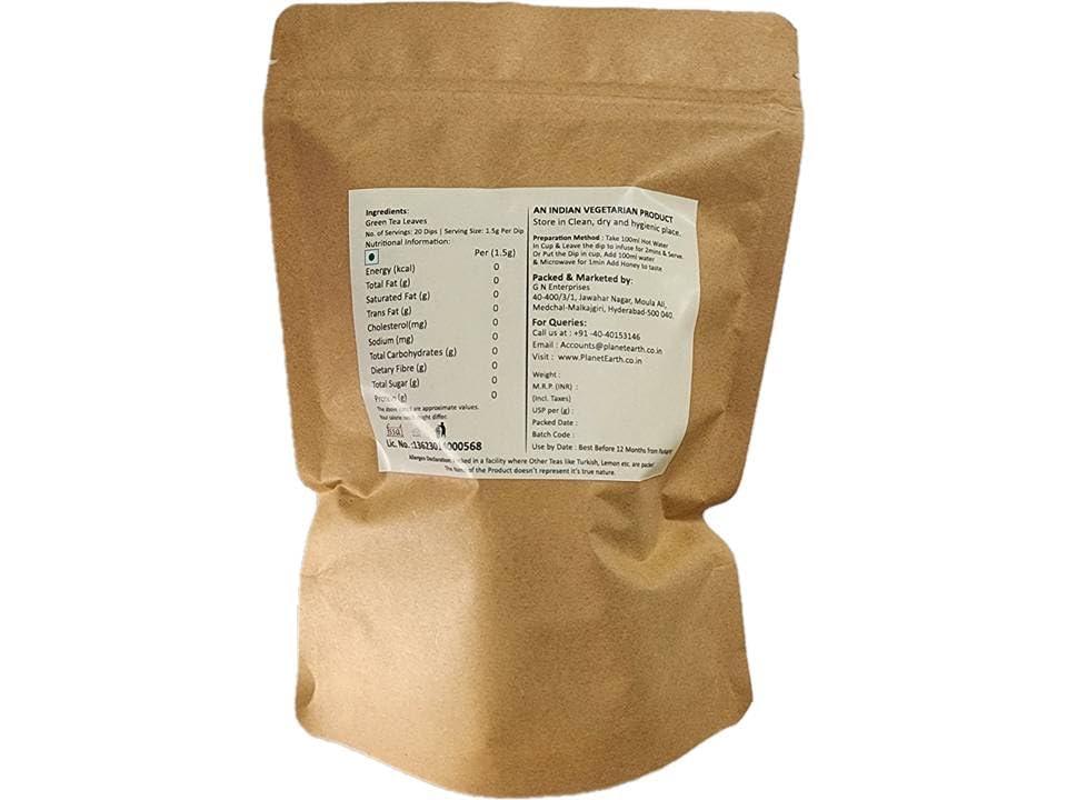 Tea by Planet Earth Hypnotic Green Tea Pack of 20 Dips with free Ceramic Cup