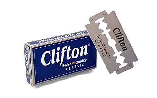Durablade 100 Clifton Classic Double Edge Razor Blades For Safety Razor - Mens Safety Razor Blades For Shaving For Men For A Smooth And Clean Shave (1 Year Supply)