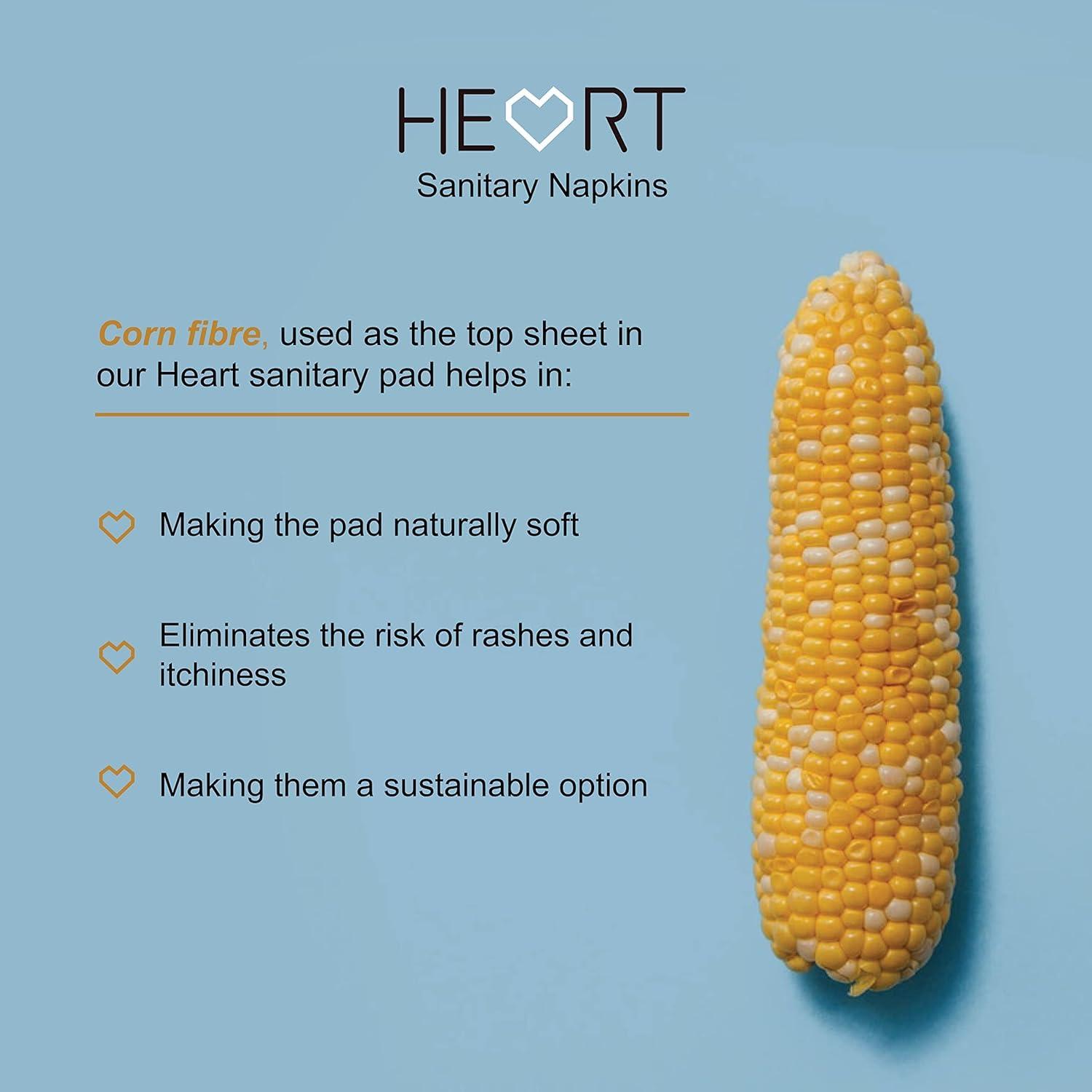 JilGyungYi JilGyungYi [JGY] South Korean Rash Free Organic Sanitary Pads for Regular, Heavy & Extra Heavy Flow | Biodegradable & Chemical Free |Quick Absorb & Super Soft - Made in South Korea (L)