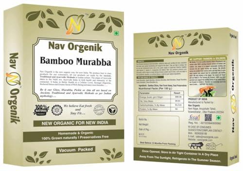 Nav Orgenik Nav Orgenik Bamboo, Bans Murabba Dry (Vacuum Packed Without Syrup) 800 g Dry bina Ras | Bans Ka Murabba Good for Health | Helps Increasing Height | Vacuum Packed with Freshness and love ||800GMS||