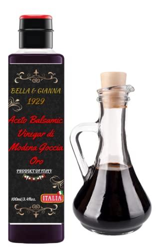 Bakefat India Bella & Gianna Aged Aceto Balsamic Vinegar di Modena-100ml-Italy Origin