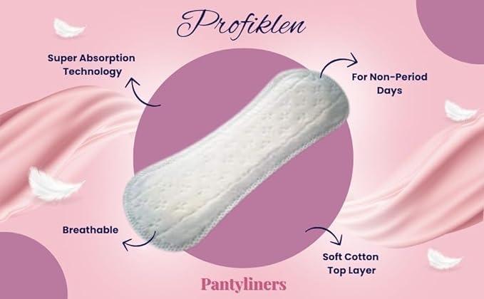 Profiklen Profiklen Maternity Pads for Women Super Absorption| Disposable Period Panties for Women Leak Proof - Pack Of 2 (5 Pads/Pack) - XXL