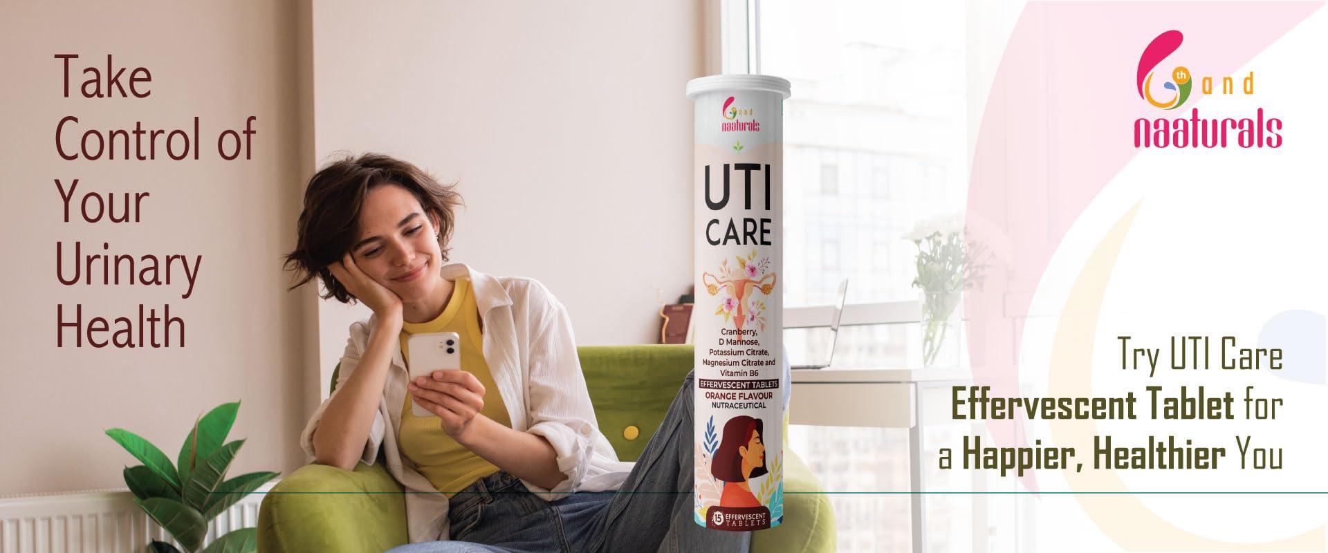 6th and Naaturals UTI-CARE EFFERVESCENT TABLETS by 6TH AND NAATURALS