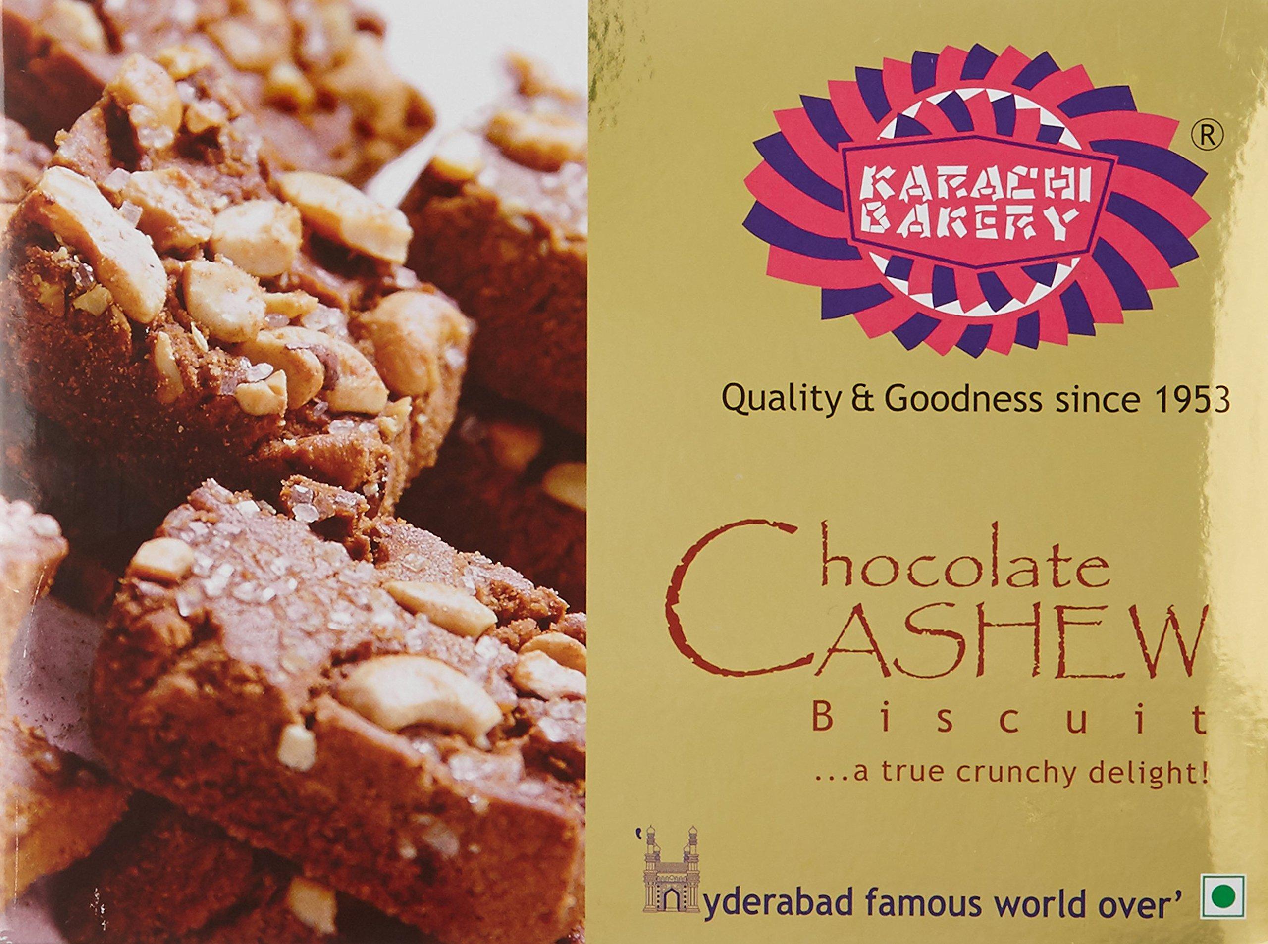Karachi Bakery Karachi Bakery Chocolate Cashew Biscuits, 400g + Karachi Bakery Biscuits - Green Pista, 400g