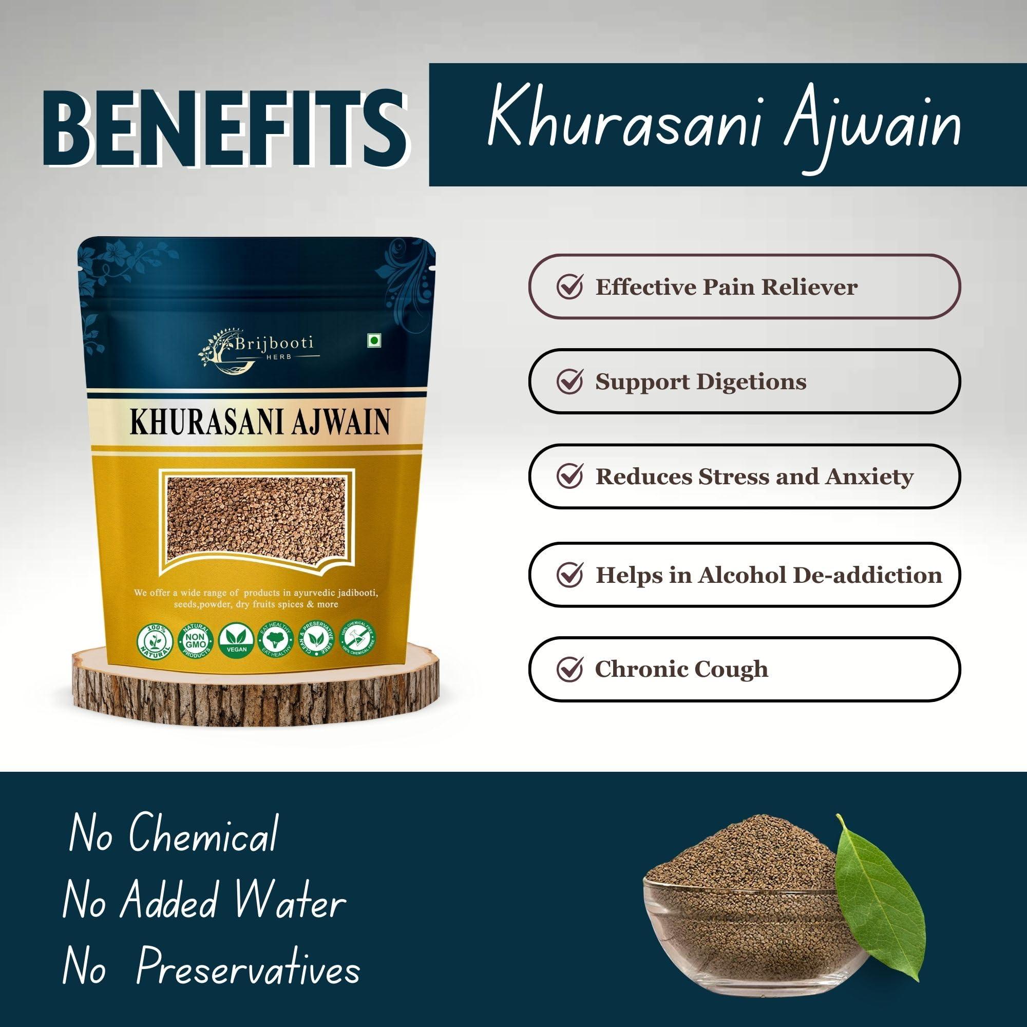 Birju Mahavir Birju Mahavir 100 GR KHURASANI AJWAIN/HY OSCYAMUS NIGER/BLACK HENBANE (BMKB)