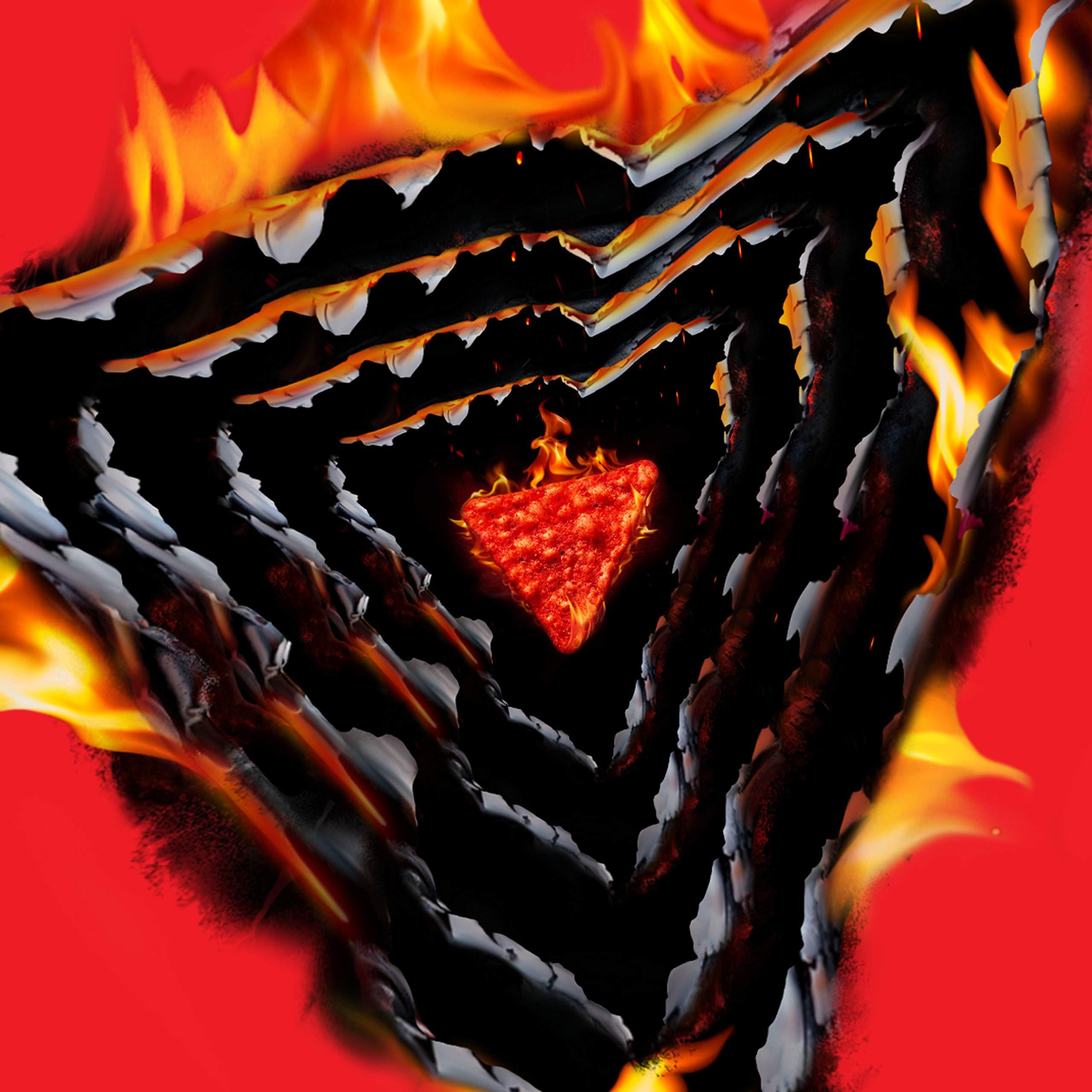 Doritos Doritos Flamin\' Hot Nacho (Imported) - Lemon, Nacho Cheese, 272 Gm