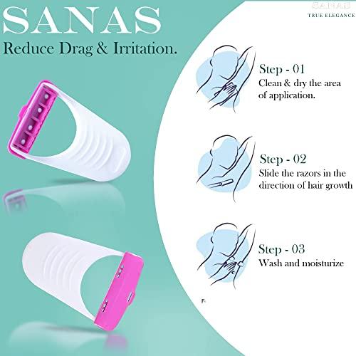 Actifit Actifit Women's Disposable Plastic Hair Razor & Bikini Shaving Razor For Women- Pack Of 1 (6 Pcs)