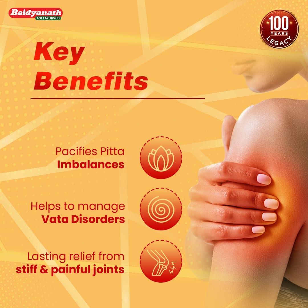 Baidyanath Baidyanath Vatachintamani Ras Vrihat with Gold - 25 Tabs