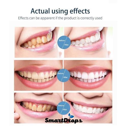 Smartdrops Whitening Foam Toothpaste for Sensitive Teeth, Snow Teeth foaming Whitening (60ml)