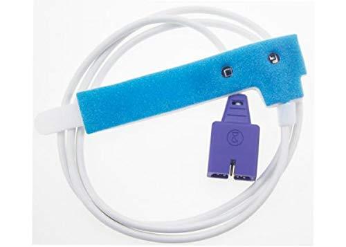 DMS Nellcor compatible disposable SpO2 sensor cable probe Velcro type for Neonatal (Single use)