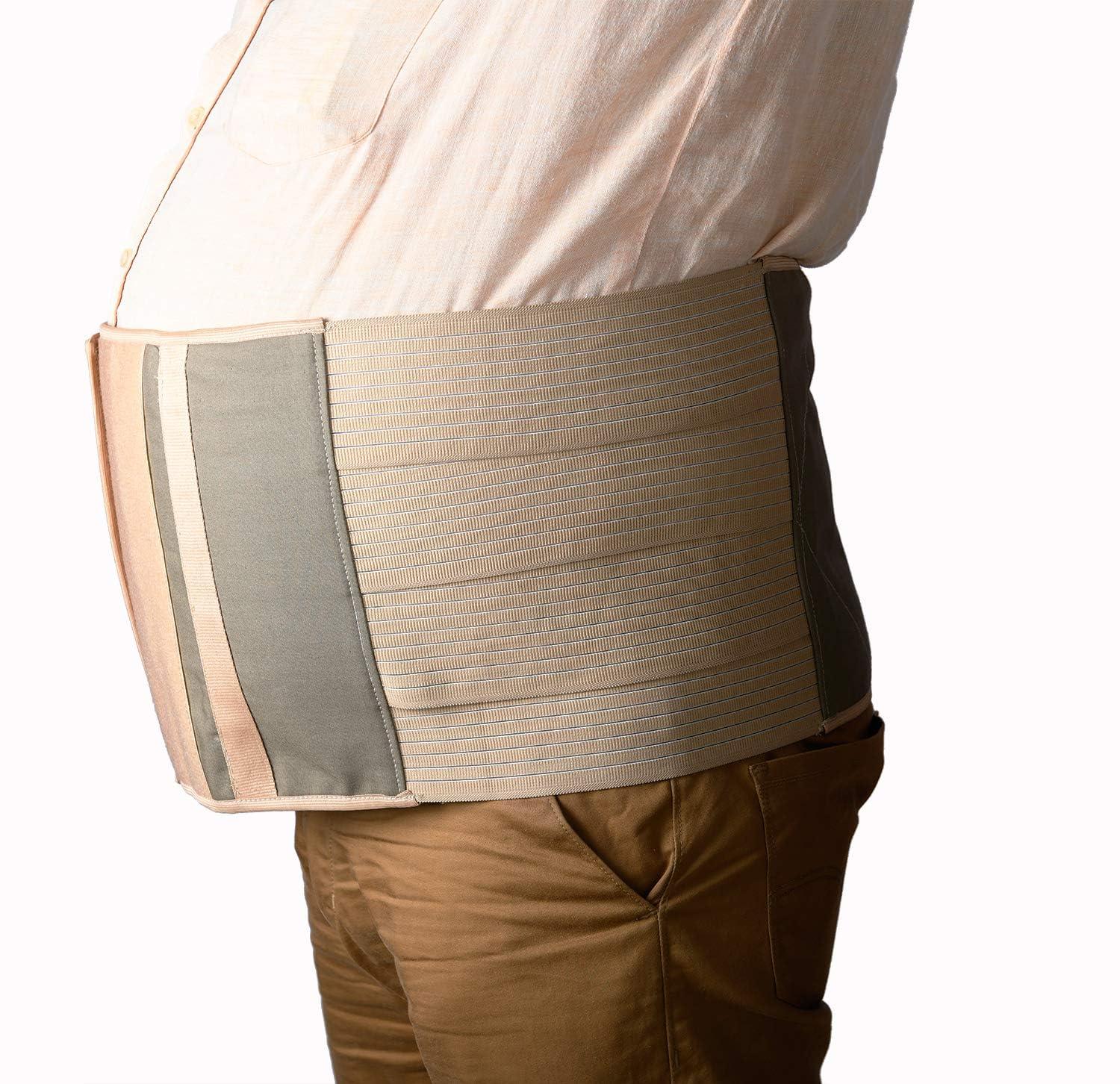 Wonder Care Wonder Care Plus Size Bariatric Abdominal Binder Obesity Girdle Belt for Overweight Men & Women with Large Belly Big Stomach (SIZE 2)