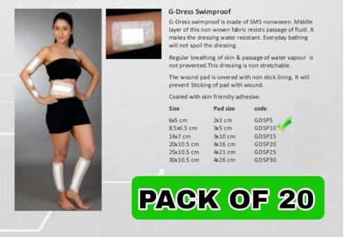 Generic G DRESS 10,G DRESS SWIMPROOF BANDAGES,GDSP 10,PACK OF 20