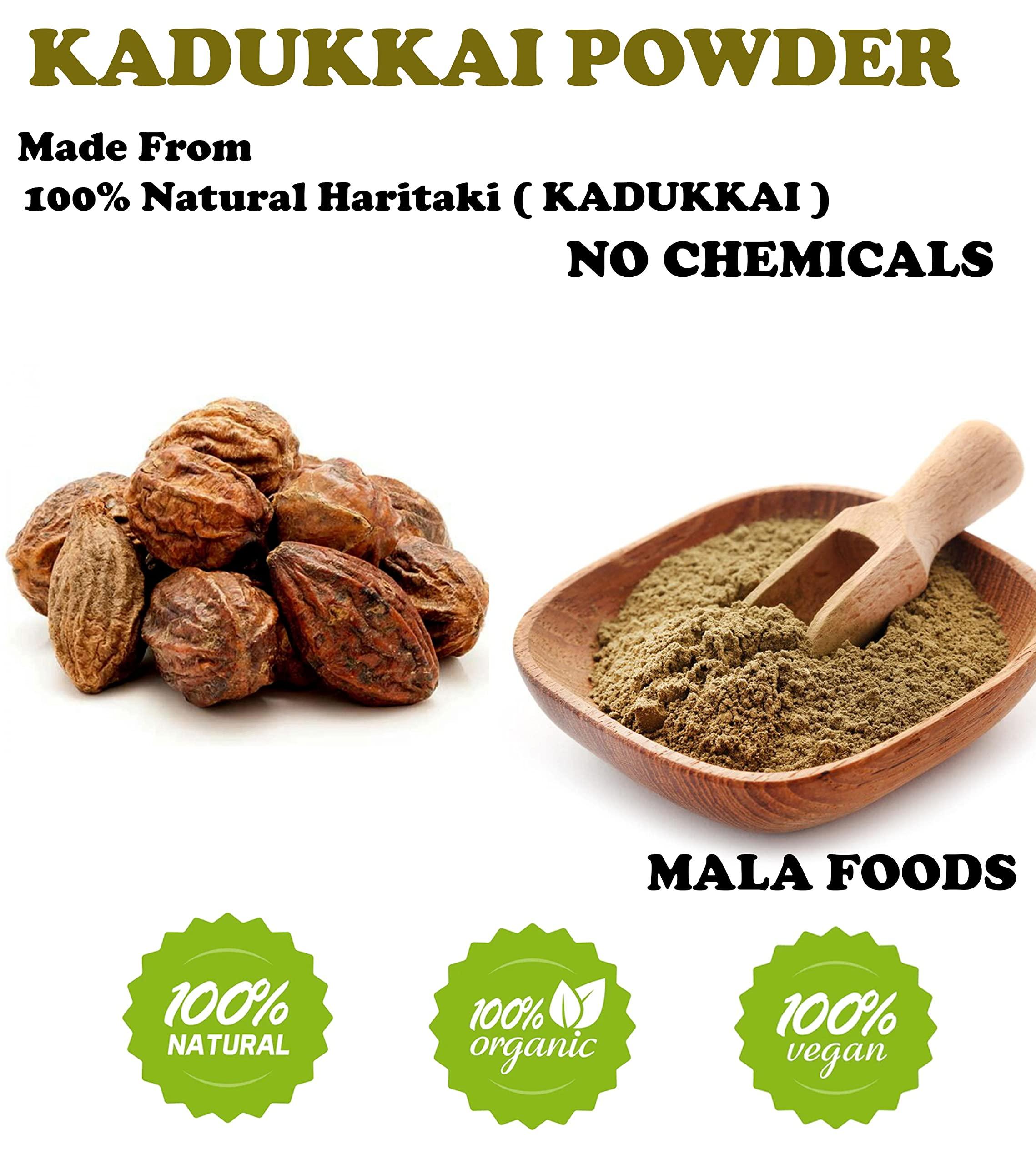 MALA FOODS MALA Kadukkai Powder Haritaki Powder Terminalia Chebula Powder -25 Gms