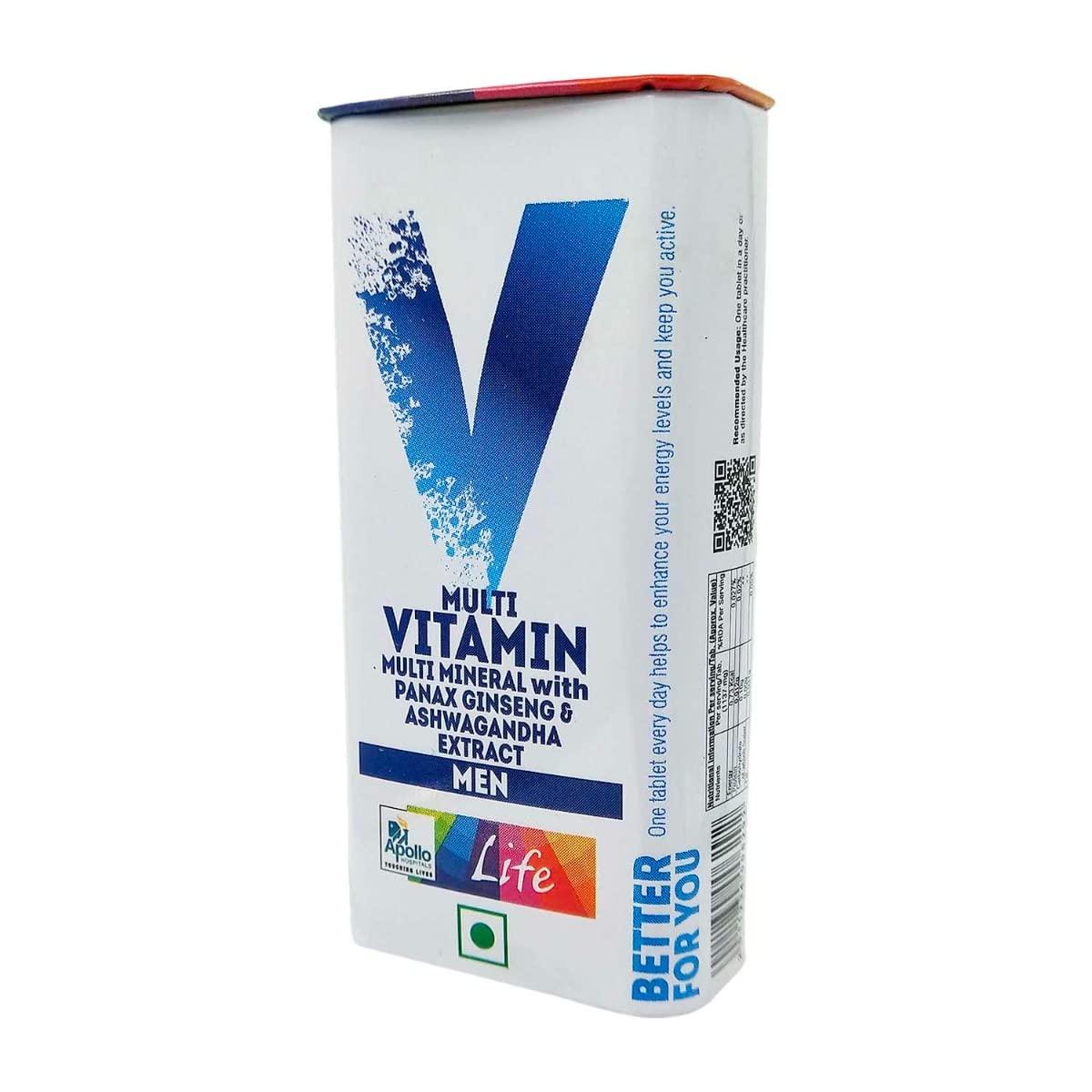 Apollo Life Apollo Life Men Multi Vitamin, 30 Tablets