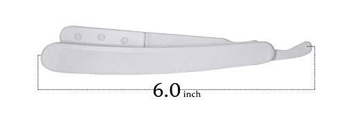 NJ NJ Professional Disposable Shaving Ustra Razor For Salon Barber Use Safe Shaving For Men and Boys 15 Grams: 12 Pcs