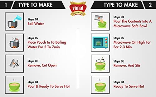 VIMAL VIMAL Ready to Eat Dal Makhani Instant Mix Vegetarian with No Added Preservative and Colours - 300g Pack of 3