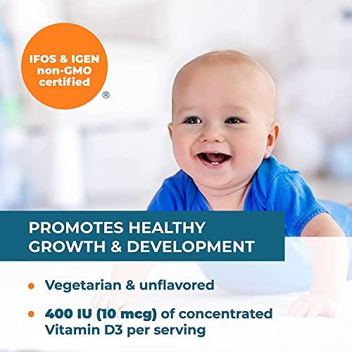 Carlson Laboratories Carlson Labs Carlson Laboratories Super Daily D3 for Baby 400IU Supplement, 10.3 ml, 0.35 Fluid Ounce