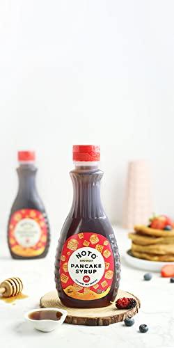 NOTO NOTO Zero Sugar Pancake Syrup, Only 20 Calories, Vegan And Gluten Free, 355Ml, Liquid