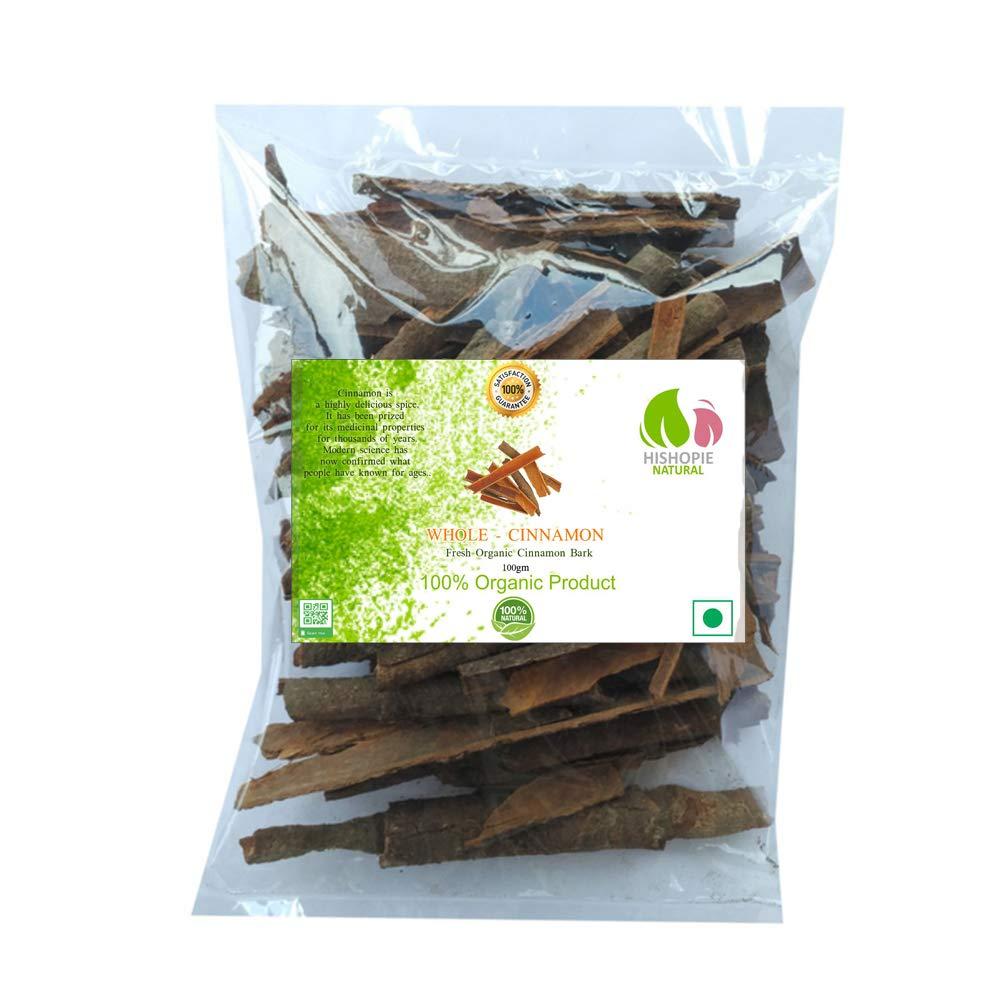 Hishopie Natural WHOLE CINNAMON - MAKARA () - Organic Cinnamon 100Gm