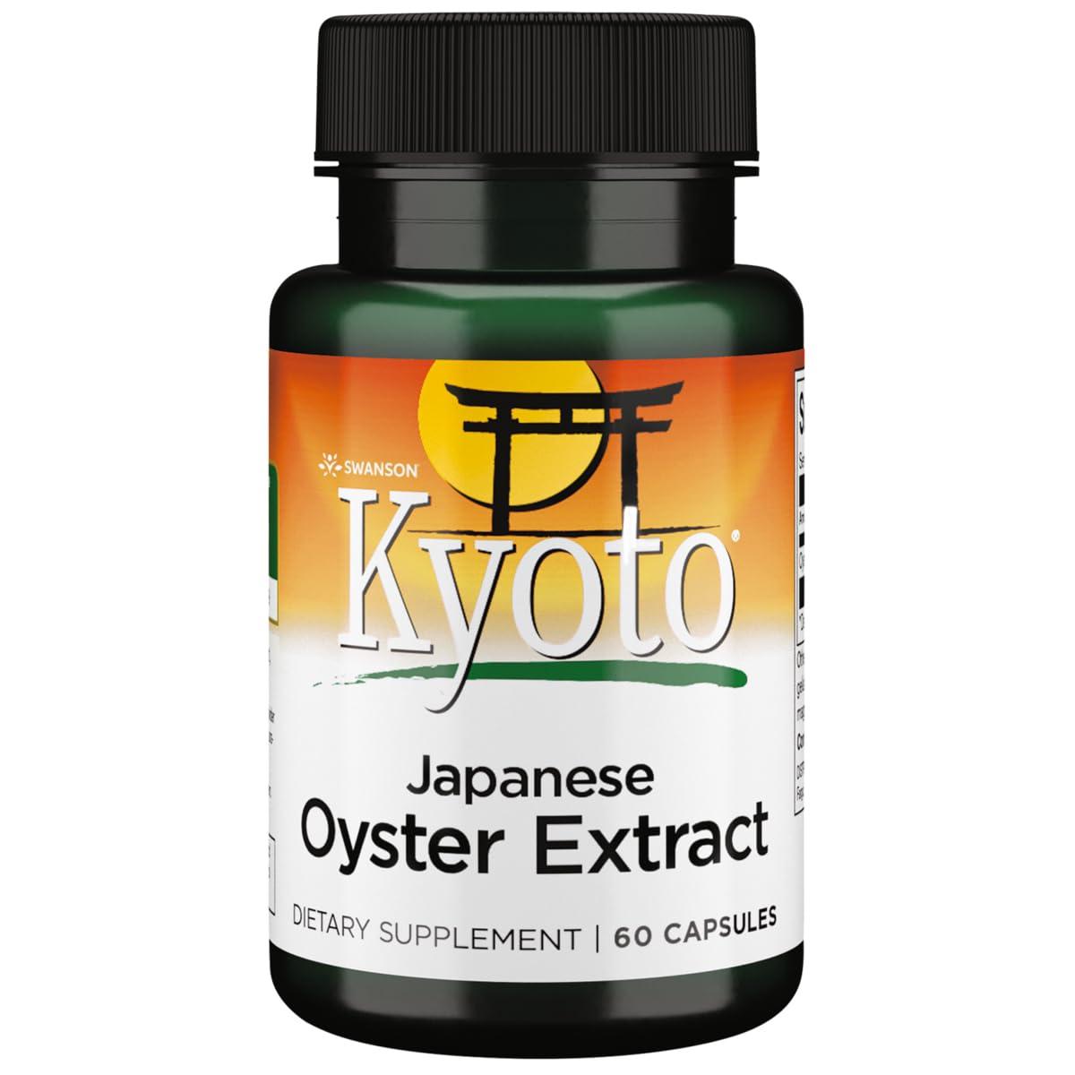 Swanson 100% Natural Japanese Oyster Extract 500 mg 60 Caps