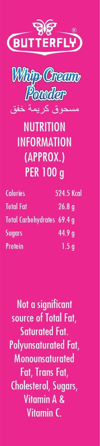 BUTTERFLY Butterfly Instant Whip Cream Powder, 50g