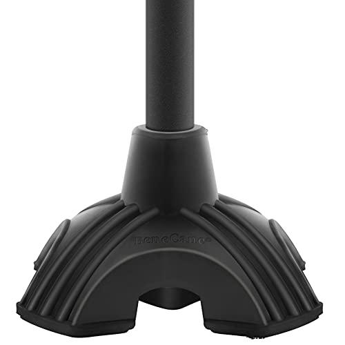 BeneCane BeneCane Cane Tip - Self Standing Quad Base Replacement for Walking Cane,4 Prong Rubber Cane Foot Pad