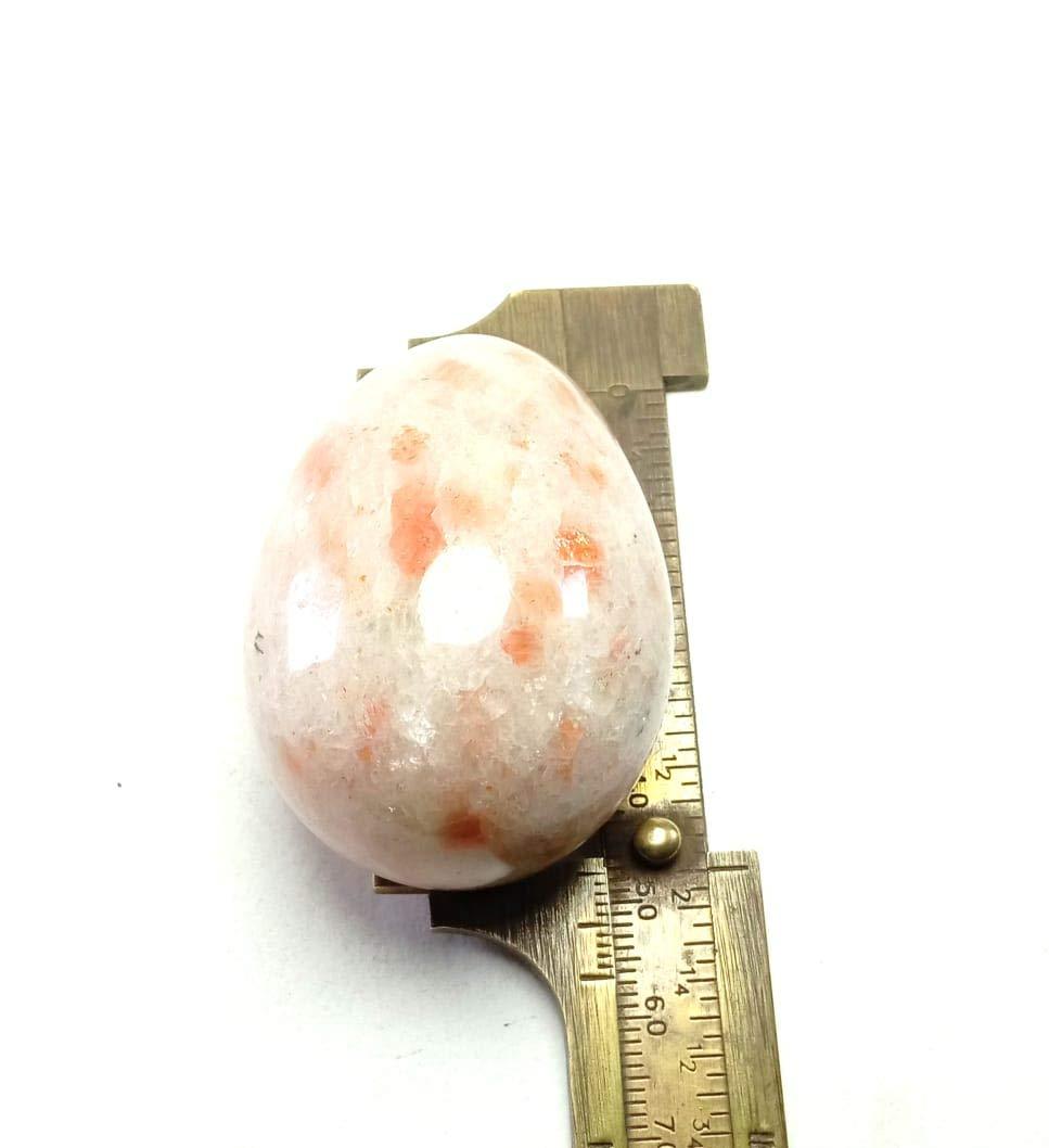 CA AGATE CA AGATE Sunstone Egg Natural Beautiful Crystal Eggs to Healing Weight 70gm to100gm Aprrox