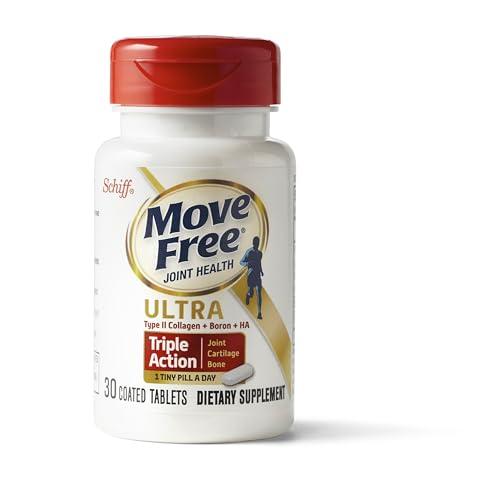 Move Free Schiff Ultra Joint Supplement with Collagen and Hyaluronic Acid, 30 Count