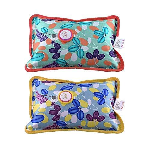 Gilary Gilary Hot water bags heating bag electric gel, Heating Gel Pad-Heat Pouch Hot Water Bottle Bag, Electric Hot Water Bag,heating pad with gel for pain relief(Multi Color) (set of 2)